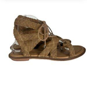 Arturo chiang Braided Tan Sandals
